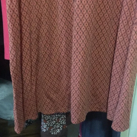 3xl orange and black pattern dress so cute so summer and spring 😊 - Picture 6 of 6